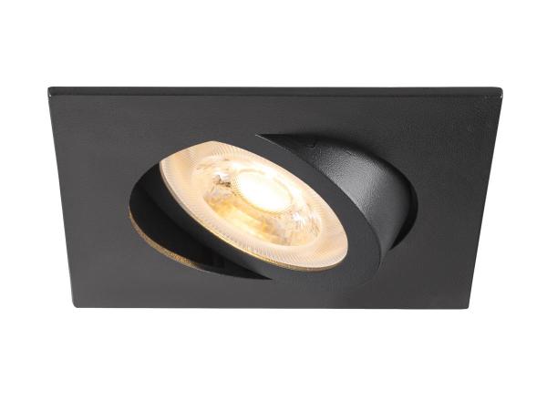 NEW TRIA® 68, Deckeneinbauleuchte, quadratisch, max. 10 W GU10, schwarz