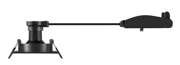 NEW TRIA® 68, Deckeneinbauleuchte, quadratisch, max. 10 W GU10, schwarz