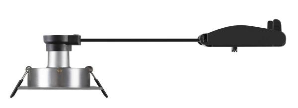 NEW TRIA® 75, Deckeneinbauleuchte, quadratisch, max. 10 W GU10, aluminium