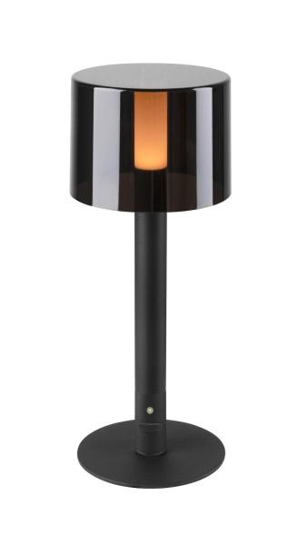 TAHA Leuchten-Set, Akku, IP65, 2700 K, dimmbar, schwarz