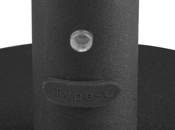 TAHA Leuchten-Set, Akku, IP65, 2700 K, dimmbar, schwarz