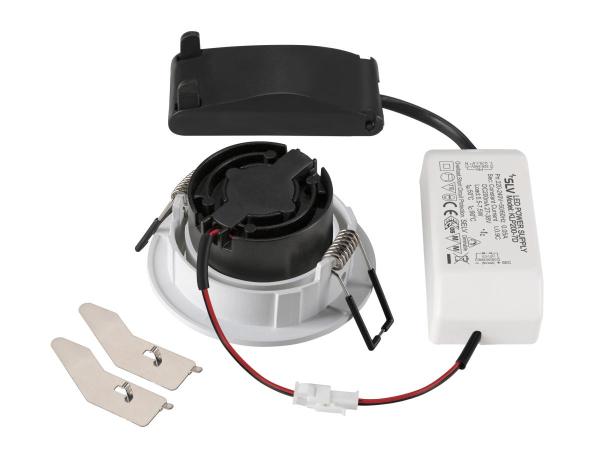 NEW TRIA® 68, Deckeneinbauleuchte, 2700 K, 38°, IP 20, rund, weiß