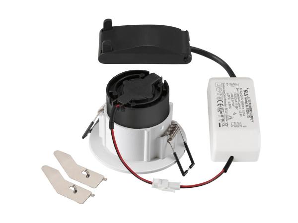 NEW TRIA® 68, Deckeneinbauleuchte, 2700 K, 38°, IP 20 / IP 65, rund, weiß