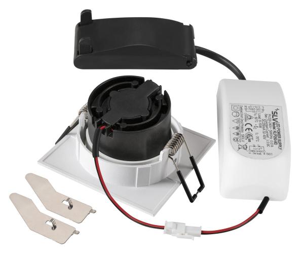 NEW TRIA® 68, Deckeneinbauleuchte, 1800-3000 K, 60°, IP 20, quadratisch, weiß