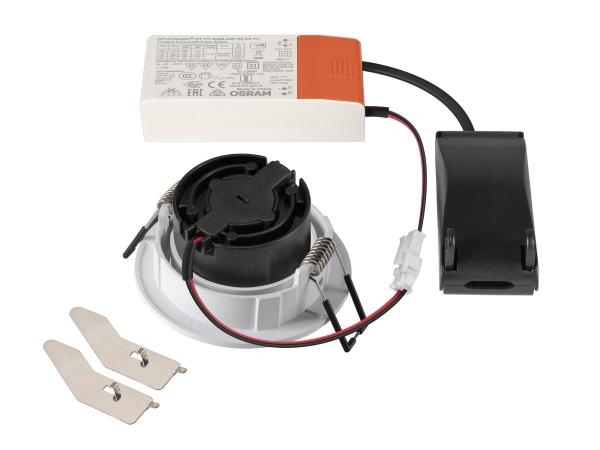 NEW TRIA® UNIVERSAL 68, Deckeneinbauleuchte, 2500/3000/4000 K, 60°, IP 20, rund, weiß