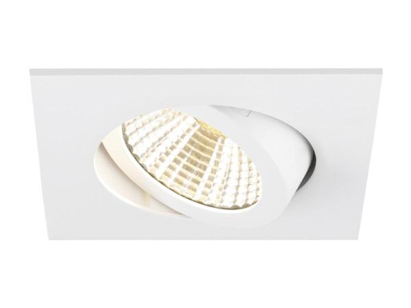 NEW TRIA® UNIVERSAL 68, Deckeneinbauleuchte, 2500/3000/4000 K, 38°, IP 20, quadratisch, weiß