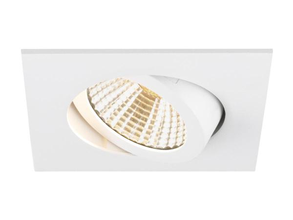 NEW TRIA® UNIVERSAL 68, Deckeneinbauleuchte, 2500/3000/4000 K, 38°, IP 20, quadratisch, weiß