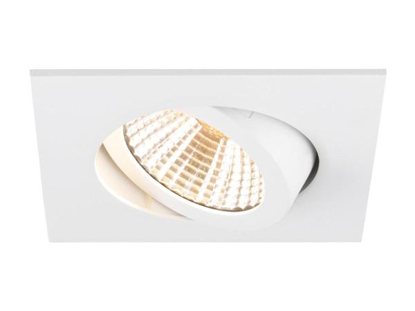 NEW TRIA® UNIVERSAL 68, Deckeneinbauleuchte, 2500/3000/4000 K, 60°, IP 20, quadratisch, weiß