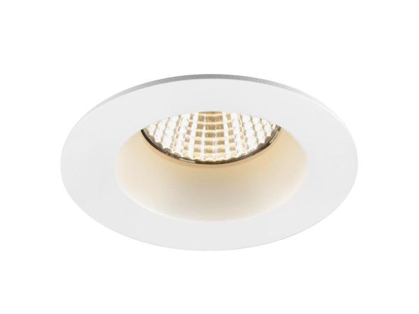 NEW TRIA® UNIVERSAL 68, Deckeneinbauleuchte, 2500/3000/4000 K, 38°, IP 20 / IP 65, rund, weiß