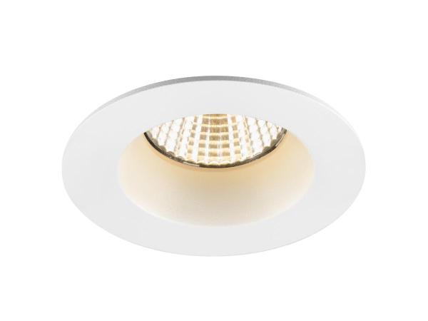 NEW TRIA® UNIVERSAL 68, Deckeneinbauleuchte, 2500/3000/4000 K, 38°, IP 20 / IP 65, rund, weiß