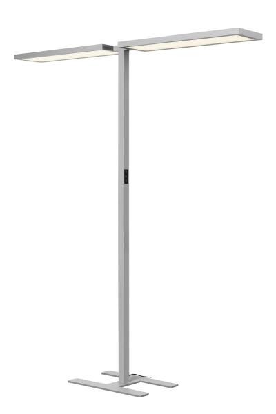 WORKLIGHT PRO, Stehleuchte, 150 W, 4000 K, Touch, grau