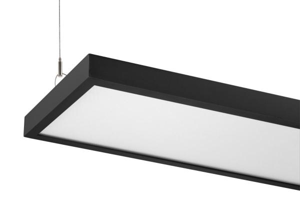 WORKLIGHT PRO 120, Pendelleuchte, 120 cm, 4000 K, DALI, Touch, schwarz