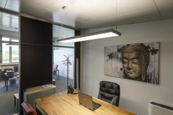 WORKLIGHT PRO 120, Pendelleuchte, 120 cm, 4000 K, DALI, Touch, grau