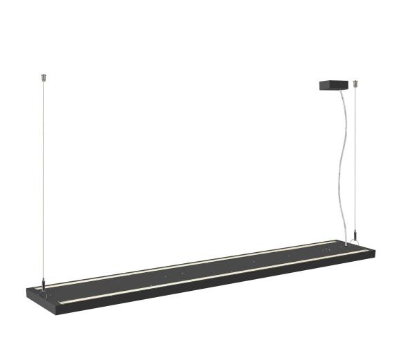 WORKLIGHT PRO 150, Pendelleuchte, 150 cm, 4000 K, DALI, Touch, schwarz