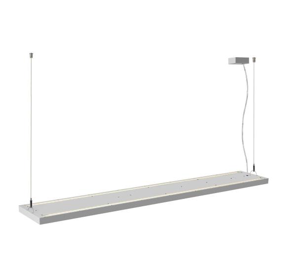 WORKLIGHT PRO 150, Pendelleuchte, 150 cm, 4000 K, DALI, Touch, grau