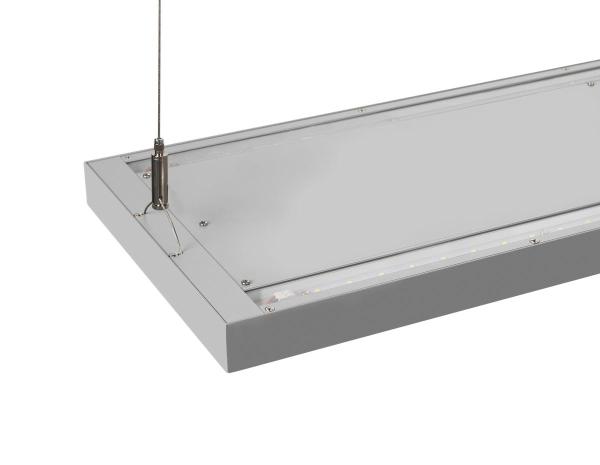 WORKLIGHT PRO 150, Pendelleuchte, 150 cm, 4000 K, DALI, Touch, grau