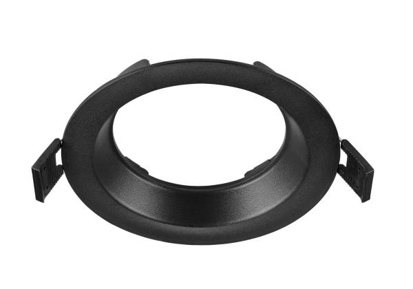 DOWNLIGHT V 100, leicht versenkte Abdeckung schwarz