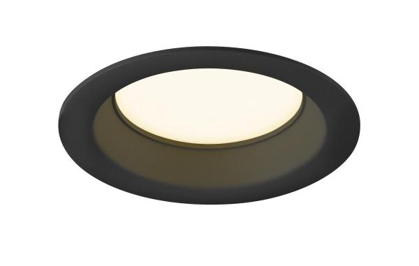 DOWNLIGHT V 100, leicht versenkte Abdeckung schwarz