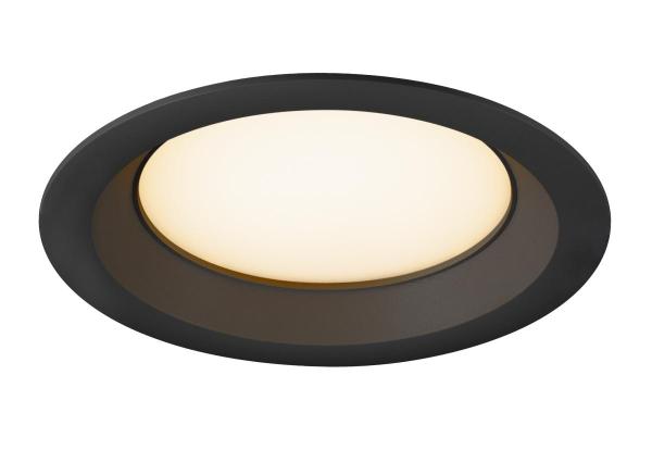 DOWNLIGHT V 150, leicht versenkte Abdeckung schwarz