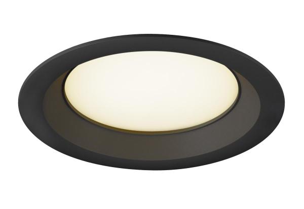 DOWNLIGHT V 150, leicht versenkte Abdeckung schwarz