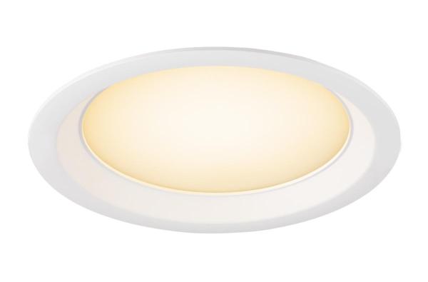 DOWNLIGHT V 200, leicht versenkte Abdeckung weiß