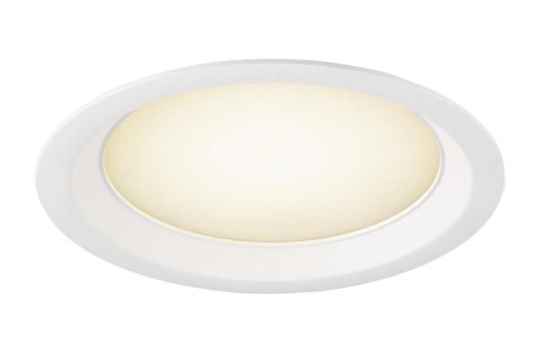 DOWNLIGHT V 200, leicht versenkte Abdeckung weiß