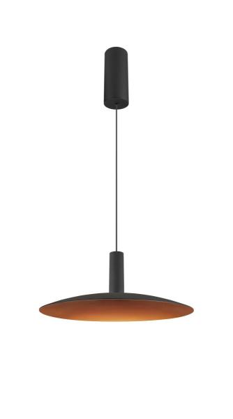LALU®, Pendelleuchte, Led Base, Mix&Match, 150 cm, 9.5 W, 3000 K, PHASE, schwarz