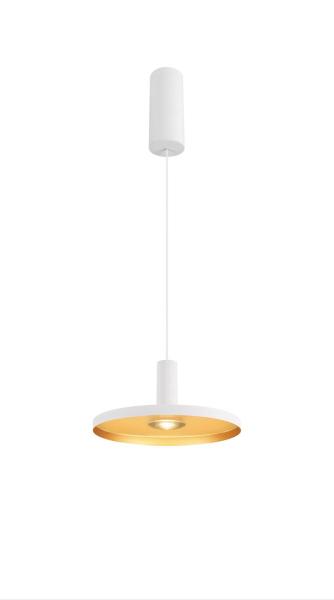 LALU®, Pendelleuchte, Led Base, Mix&Match, 150 cm, 9.5 W, 3000 K, PHASE, weiß