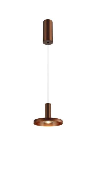 LALU®, Pendelleuchte, Led Base, Mix&Match, 150 cm, 9.5 W, 3000 K, PHASE, bronze