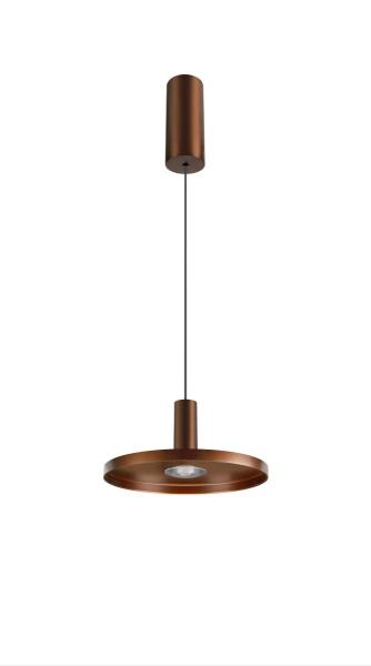 LALU®, Pendelleuchte, Led Base, Mix&Match, 150 cm, 9.5 W, 3000 K, PHASE, bronze