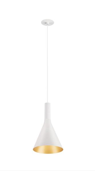 LALU® CONE 15, Leuchtenschirm, Mix&Match, H:17 cm, weiß