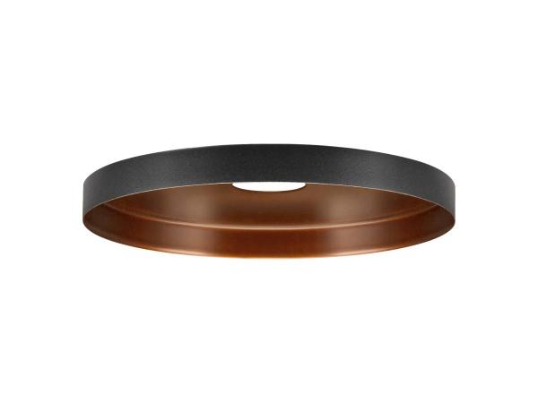 LALU® PLATE 15, Leuchtenschirm, Mix&Match, H:1.5 cm, schwarz