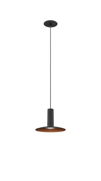 LALU®, Pendelleuchte, Led Base, Einbau, Mix&Match, 150 cm, 9.5 W, 3000 K, PHASE, schwarz