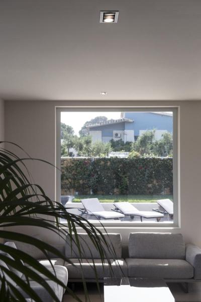 KADUX, Deckeneinbauleuchte, triple, 3000 K, 38°, IP 20, quadratisch, weiß