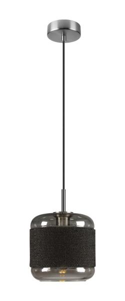 PANTILO ROPE 20, Pendelleuchte, 250 cm, E27, 15 W, silber