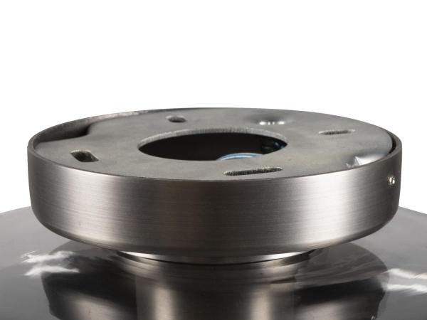 PANTILO ROPE 27, Wand- und Deckenaufbauleuchte, zylindrisch, 1x max. 15 W E27, silber