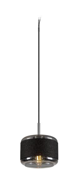 PANTILO ROPE 19, Pendelleuchte, 250 cm, E27, 15 W, silber