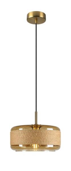 PANTILO ROPE 27, Pendelleuchte, 250 cm, E27, 15 W, gold