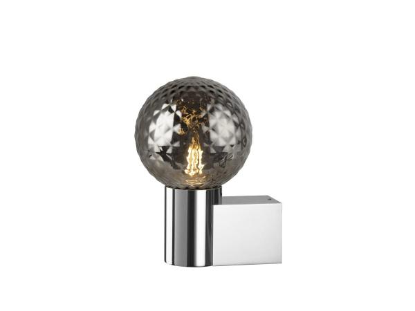 VARYT, Wandaufbauleuchte, rund, 1x max. 6 W E14, chrom