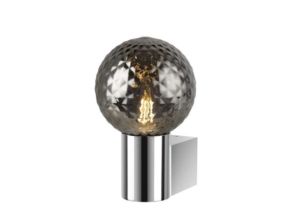 VARYT, Wandaufbauleuchte, rund, 1x max. 6 W E14, chrom