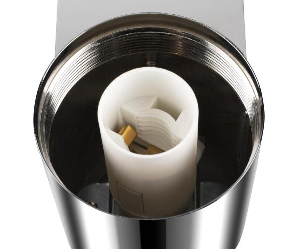 VARYT, Wandaufbauleuchte, rund, 1x max. 6 W E14, chrom