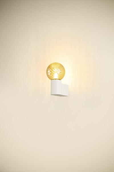 VARYT, Wandaufbauleuchte, rund, 1x max. 6 W E14, weiß