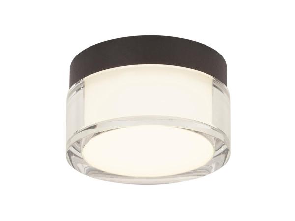 CYFT, Wand- und Deckenaufbauleuchte, 2700/3000/4000 K, 6,5 W, PHASE, schwarz / klar