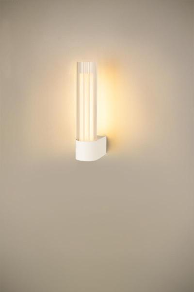 LYGANT single, Wandaufbauleuchte, 3000 K, 8 W, weiß