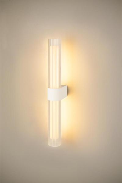 LYGANT double, Wandaufbauleuchte, 3000 K, 11 W, weiß
