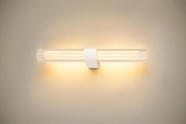 LYGANT double, Wandaufbauleuchte, 3000 K, 11 W, weiß