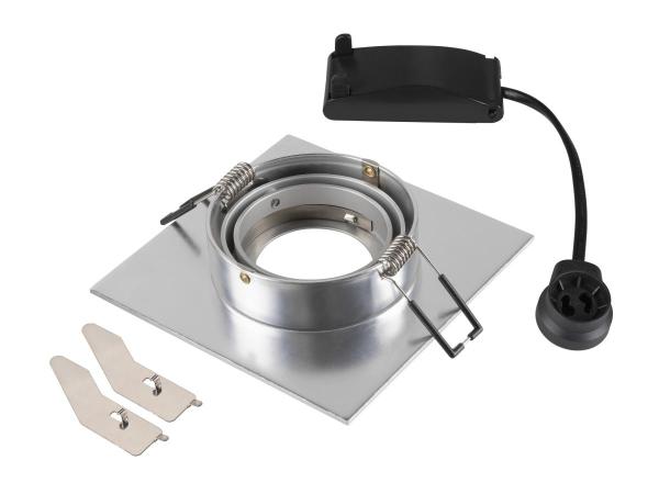 NEW TRIA® 75 XL, Deckeneinbauleuchte, quadratisch, max. 10 W, GU10, aluminium