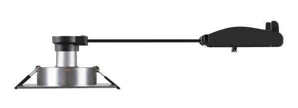 NEW TRIA® 75 XL, Deckeneinbauleuchte, quadratisch, max. 10 W, GU10, aluminium