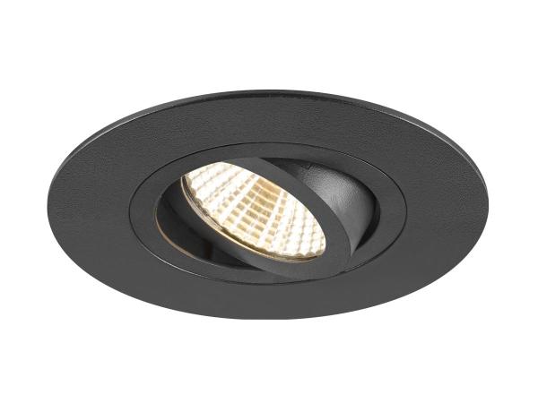 NEW TRIA® 75 XL, Deckeneinbauring, D: 11 H: 2.6 cm, IP20, schwarz