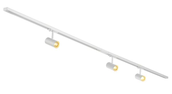 NOBLO® SPOT, Schienensystem Set, rund, 2700 K, 19 W, Phasenabschnitt, 32°, weiß